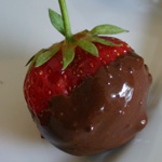 recette fraises chocolat