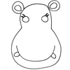 masque hippopotame