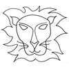 masque lion